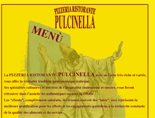 Tablet Screenshot of pizzeriapulcinella.fr